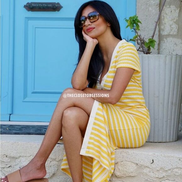 Mango Striped jersey dress - Picture 3 of 8